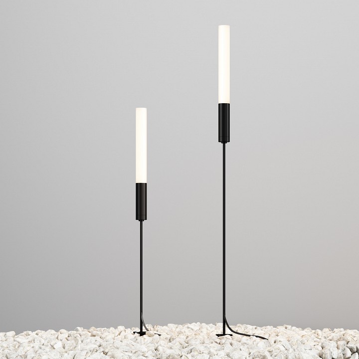 Наземный высокий светильник maytoni flare o487fl-l3gf3k1