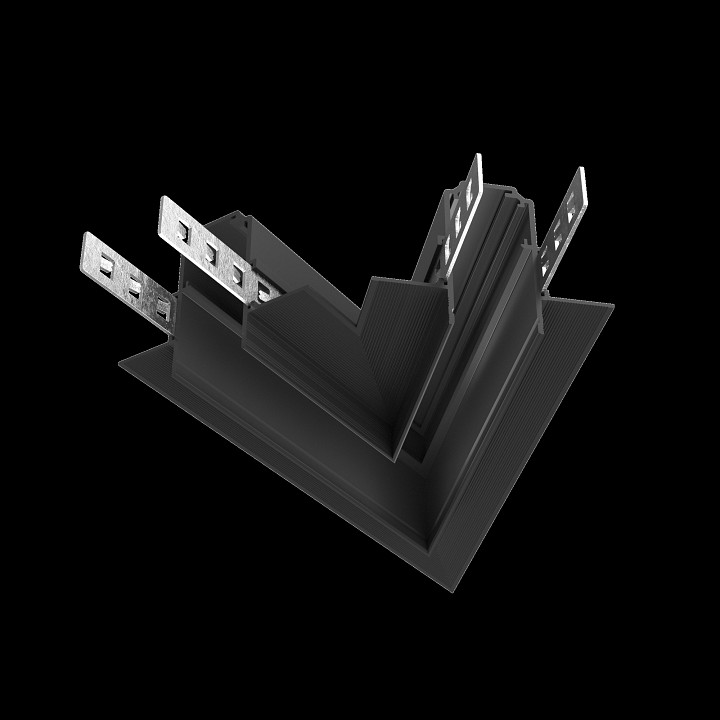 Соединитель угловой l-образный для треков встраиваемых maytoni accessories for tracks exility tra034cls-42.12b
