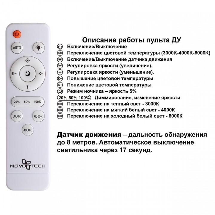 Накладной светильник novotech mask 359213