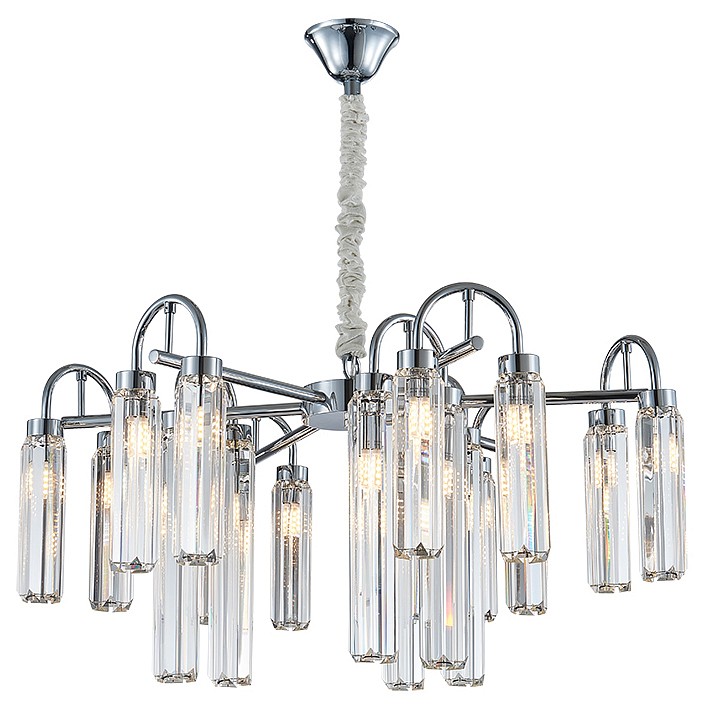 Подвесная люстра newport 4520 4526+3/c chrome