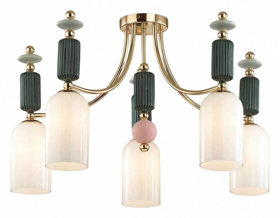 Потолочная люстра odeon light candy 4861/5c