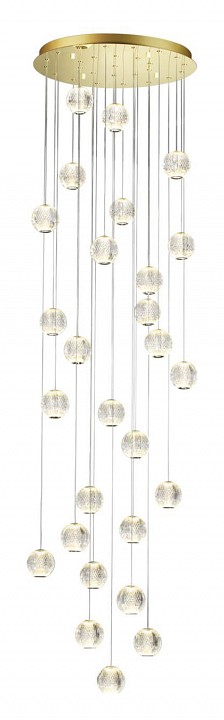 Накладной светильник odeon light crystal 1 5008/120l