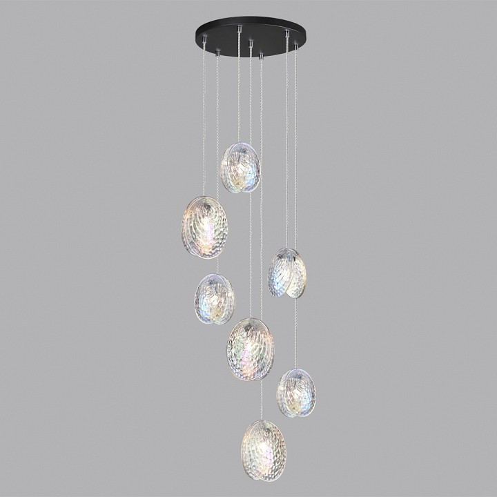 Подвесная люстра odeon light mussels 5039/7