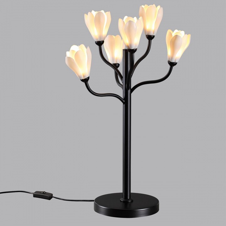 Настольная лампа декоративная odeon light gardi 5090/6t