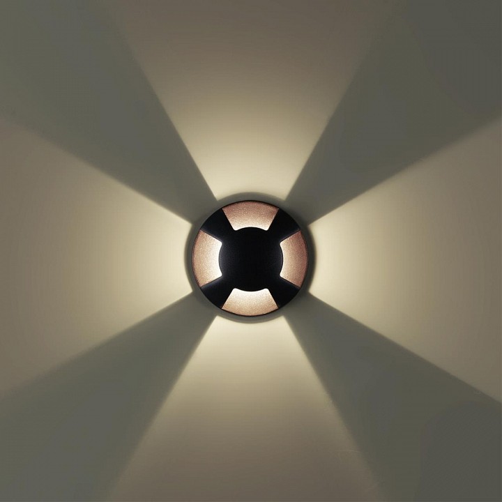 Встраиваемый в дорогу светильник odeon light wald 6662/3gl3