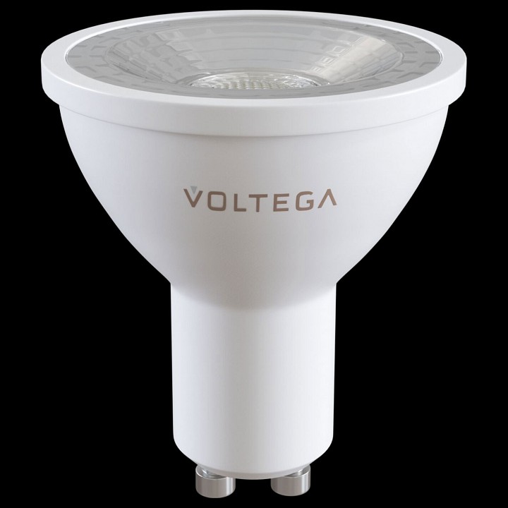 Лампа светодиодная voltega sofit dim gu10 lens gu10 6вт 2800k 7108