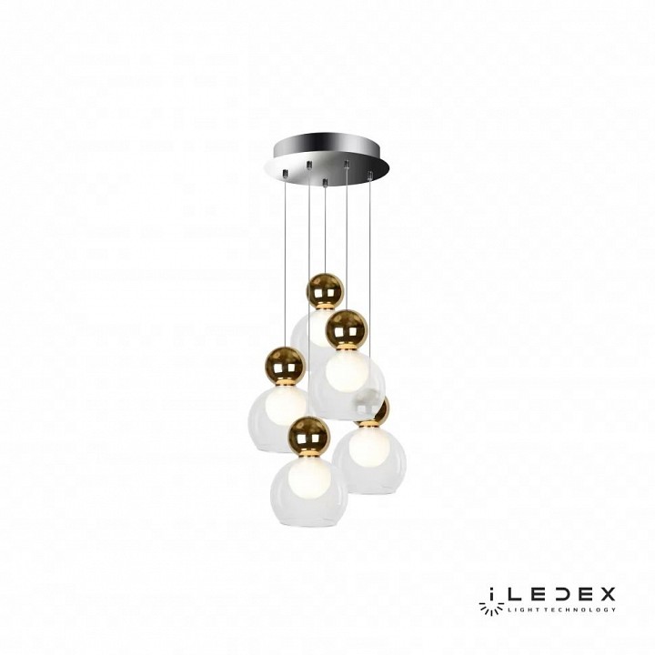 Подвесной светильник iledex blossom c4476-5r gl