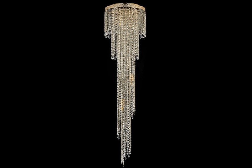 Потолочная люстра arti lampadari santa gold santa e 1.8.40.600 g