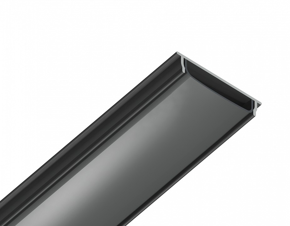 Профиль накладной гибкий ambrella light gp gp1600bk/bk