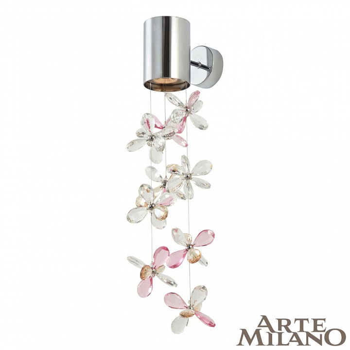 Бра arte milano am-11952b 11952b.d90.h600.led ni