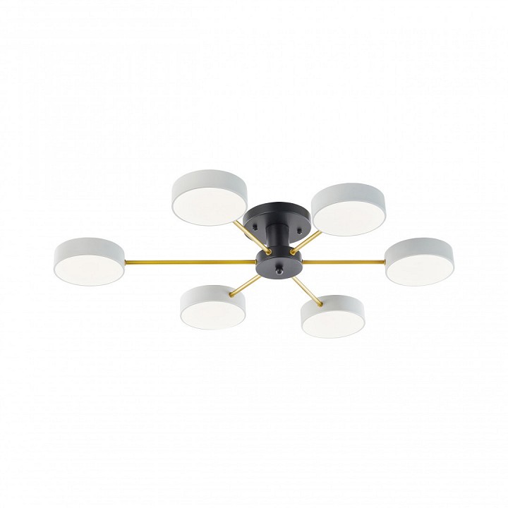 Потолочная люстра arte milano ferrara 252006/6 bk/wh