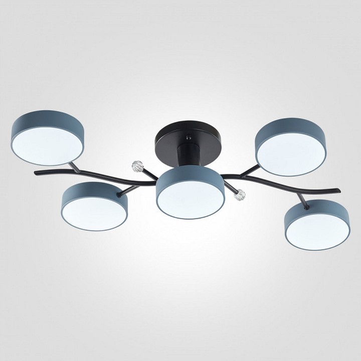 Потолочная люстра arte milano ferrara 256606/5 bk/gr
