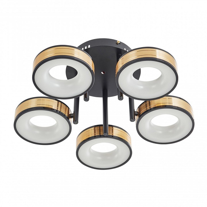 Потолочная люстра arte milano ferrara-71040 271040/5r bk/gd