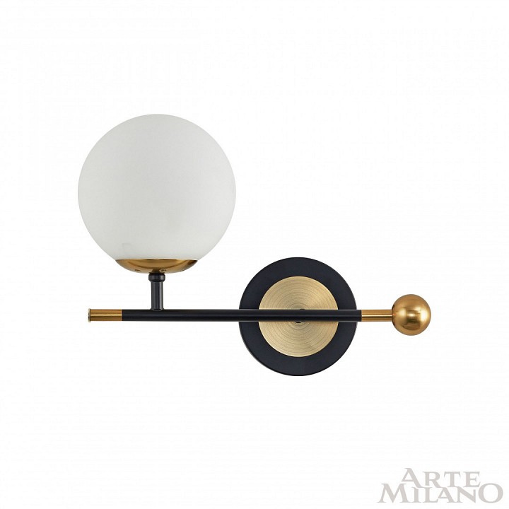 Бра arte milano neapolis-72708 272808/1b bk/gd
