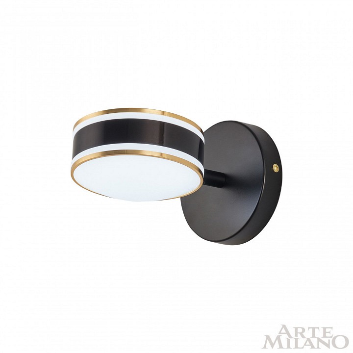 Бра arte milano ferrara-71040 277599/1b bk/gd