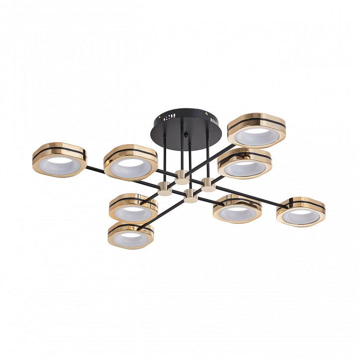 Потолочная люстра arte milano ferrara-71040 277999/8 bk/gd