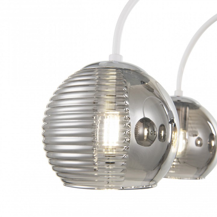 Люстра на штанге arte milano napoli-320719 320719/5 cr+wh