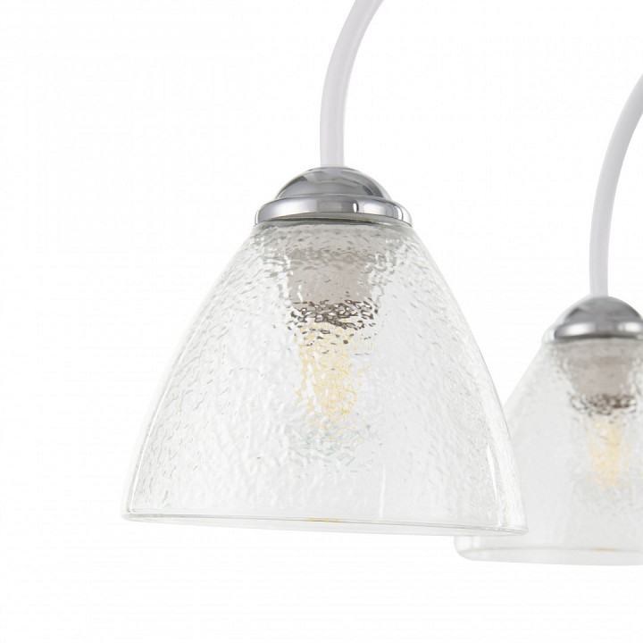 Люстра на штанге arte milano napoli-321410 321410/5 cr+wh