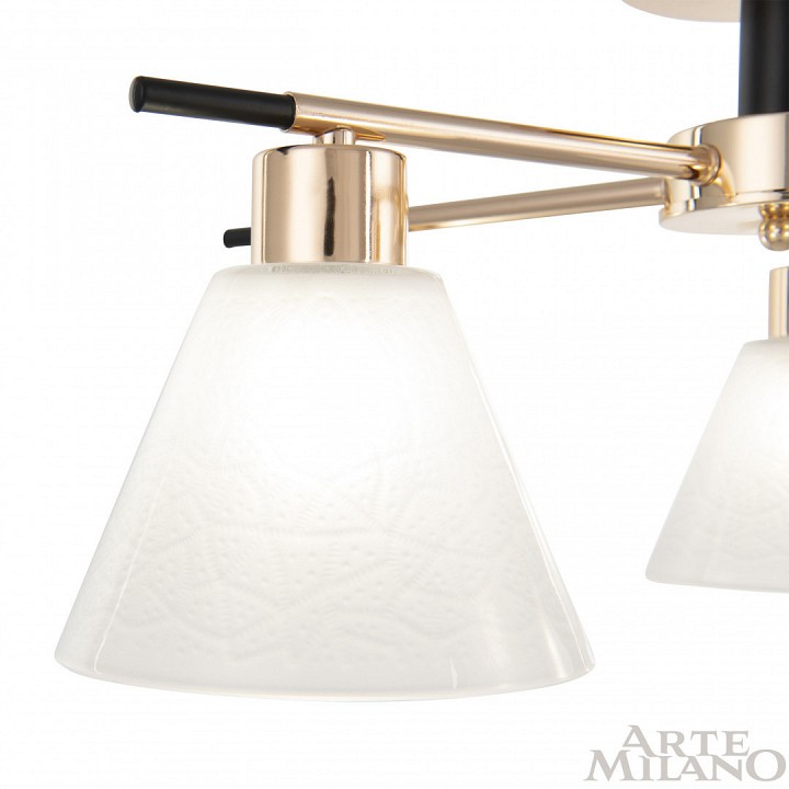 Потолочная люстра arte milano napoli-322119 322119/5 fg+bk