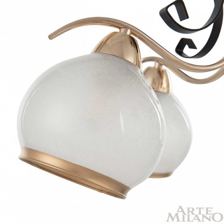 Потолочная люстра arte milano amalfi-323306 323306/5 fg+bk