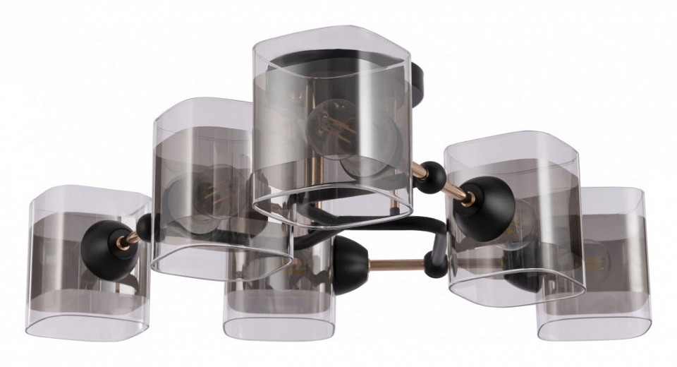 Потолочная люстра arte milano amalfi-324308 324308/6 bk+fg