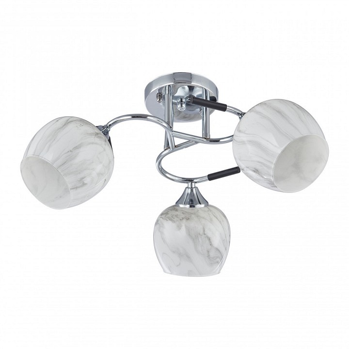 Потолочная люстра arte milano amalfi-327985 327985/3 cr+bk