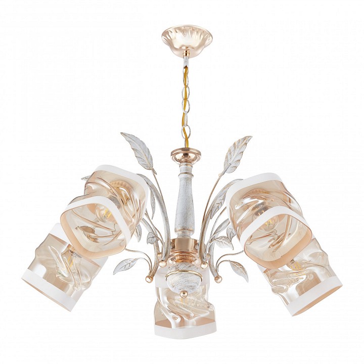 Подвесная люстра arte milano amalfi-3026 333026/5 wt+fgd