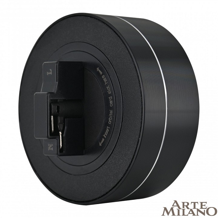 Накладной светильник arte milano am-track-sockets 380011tls/lws black