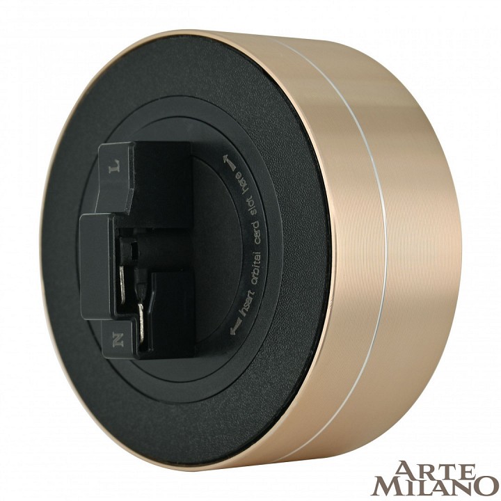 Накладной светильник arte milano am-track-sockets 380011tls/lws gold