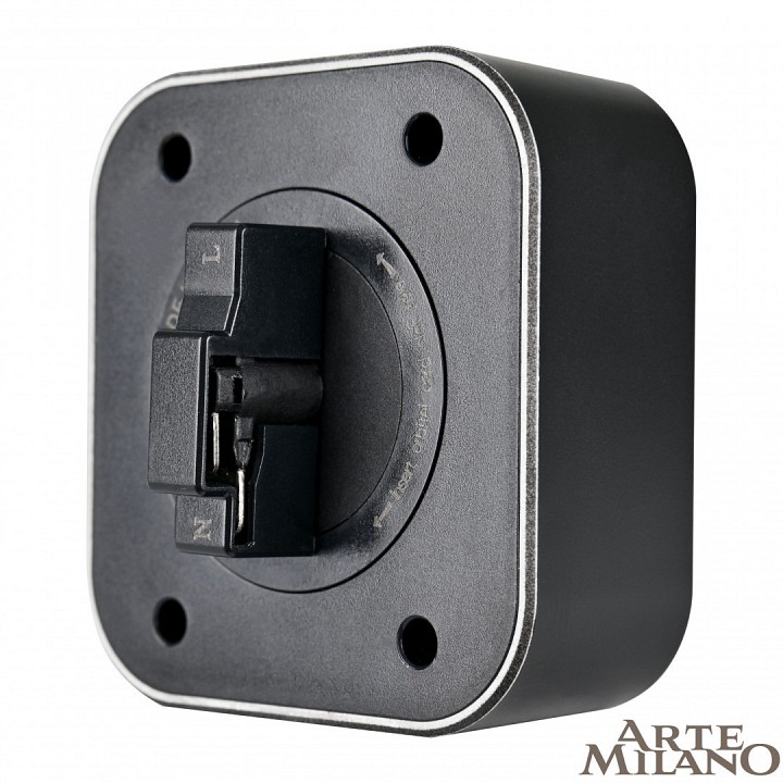 Накладной светильник arte milano am-track-sockets 380022tls/lws black