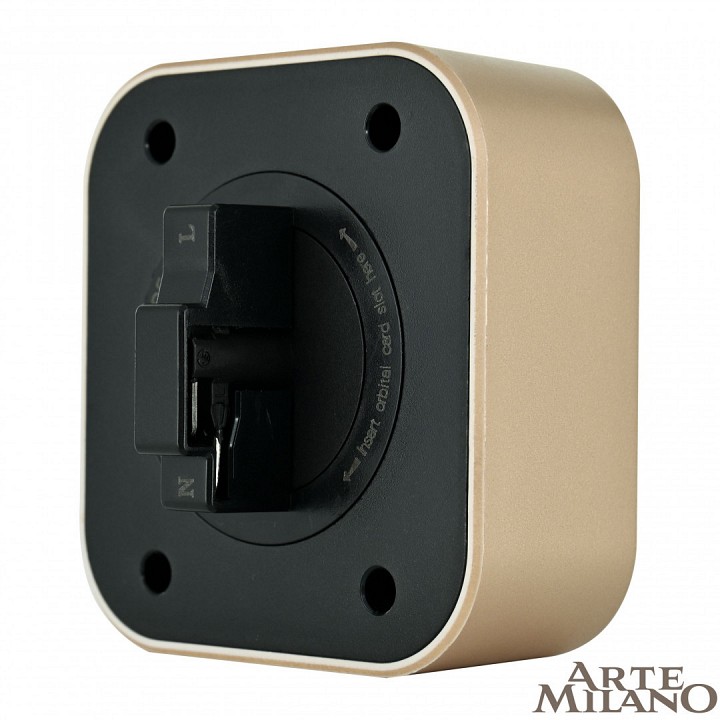 Накладной светильник arte milano am-track-sockets 380022tls/lws gold