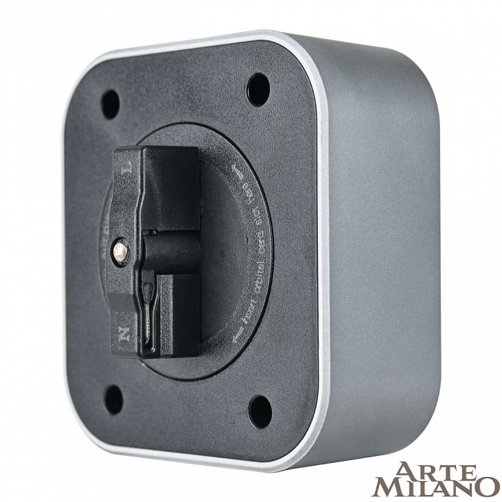 Розетка 2xusb на треке arte milano am-track-sockets 380022ts/usbx2 grey