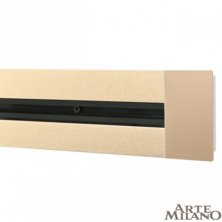 Трек встраиваемый arte milano am-track-sockets 382301tb/100 gold