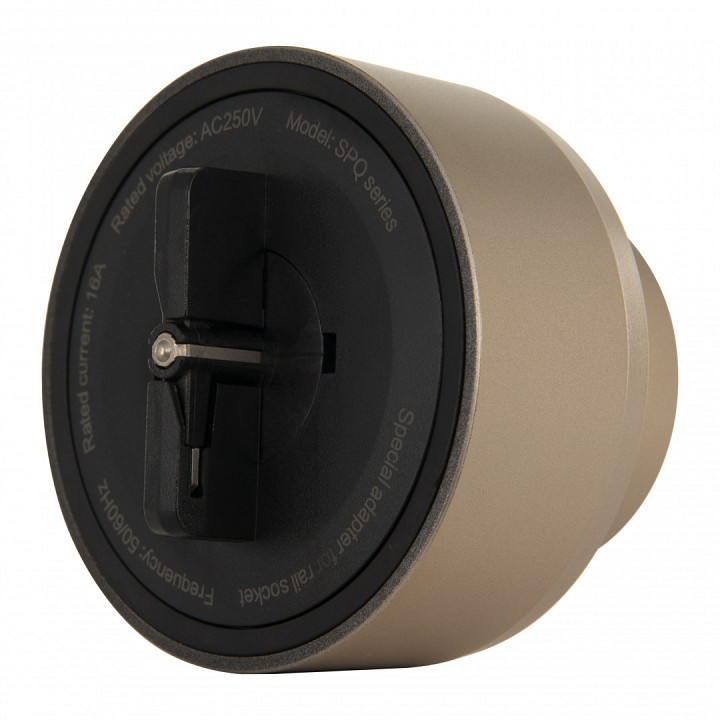 Розетка с заземлением на треке arte milano am-track-sockets-39 397951ts/es gold
