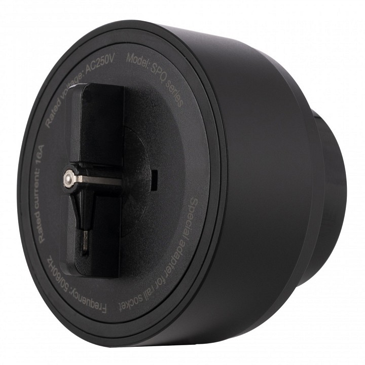 Розетка с заземлением на треке arte milano am-track-sockets-39 397952ts/es black
