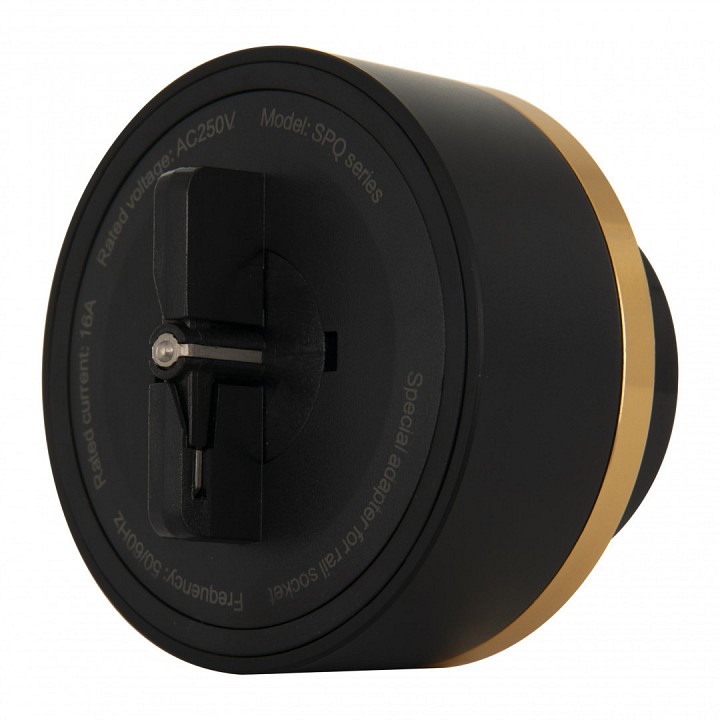 Розетка с заземлением на треке arte milano am-track-sockets-39 397952ts/es gold