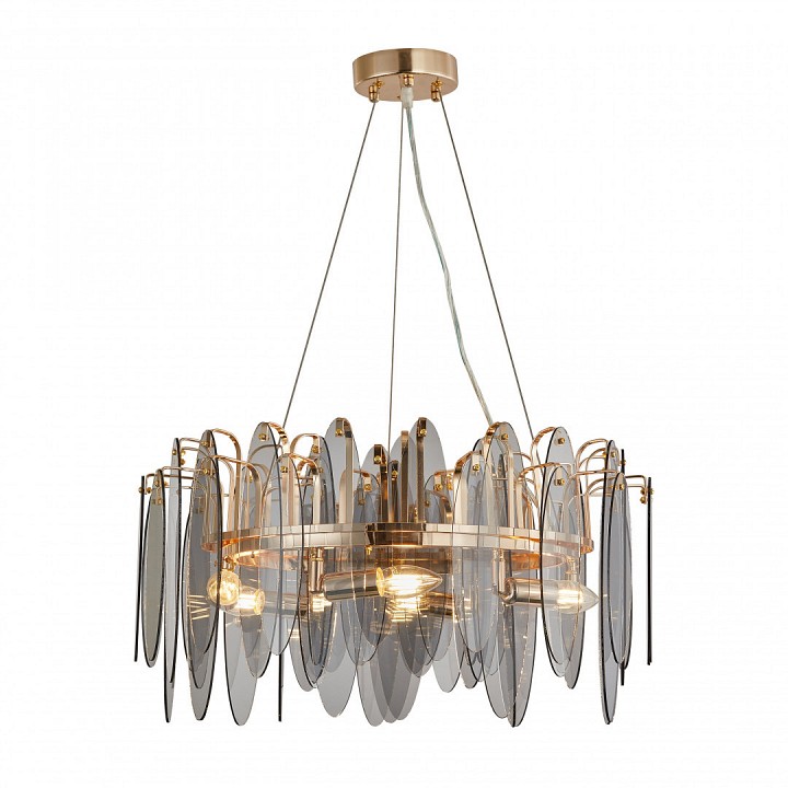 Подвесная люстра arte milano am-7753b 7753b.d600.h300.e14.6 g