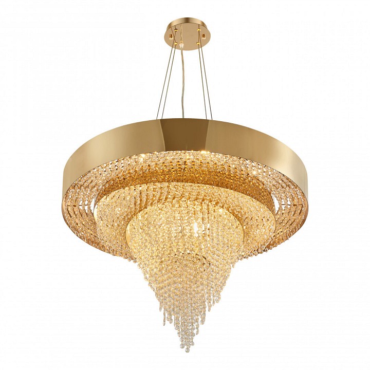 Подвесная люстра arte milano am-8318 8318b.d800.h700.e14.14 g