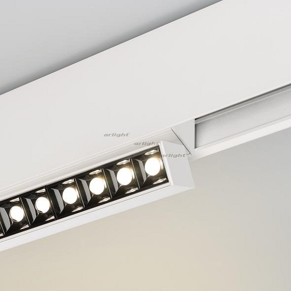 Светильник на штанге arlight mag-laser-fold-45-s320-12w warm3000 (wh, 15 deg, 24v) 026972