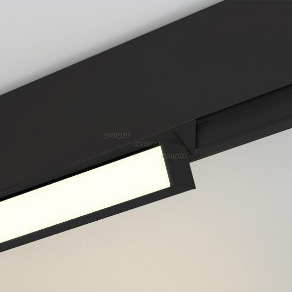 Светильник на штанге arlight mag-flat-fold-45-s205-6w day4000 (bk, 100 deg, 24v) 026988