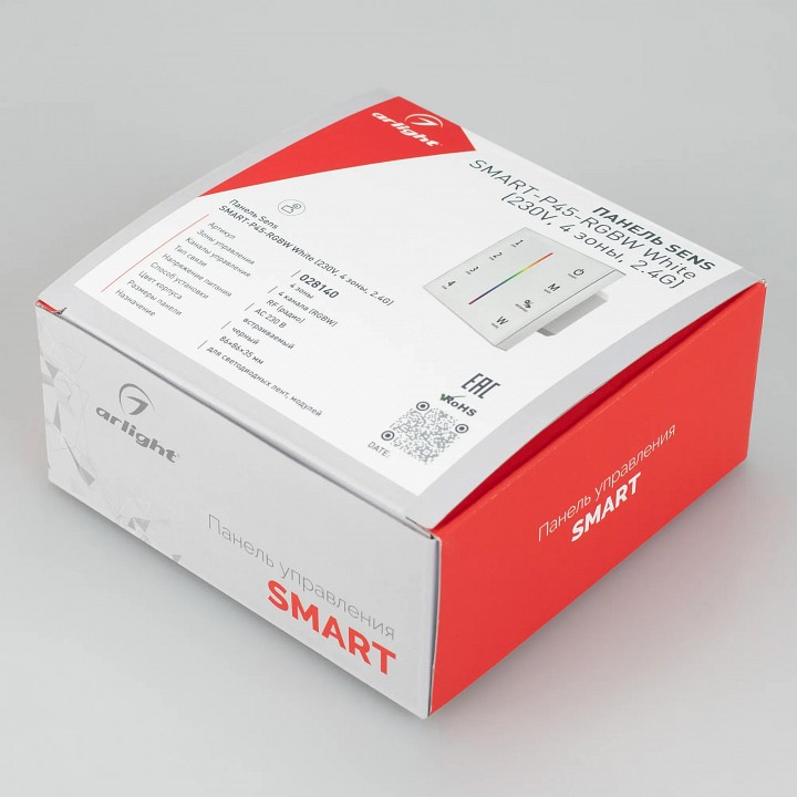 Панель-регулятора цвета rgbw  сенсорный встраиваемый arlight smart 028140