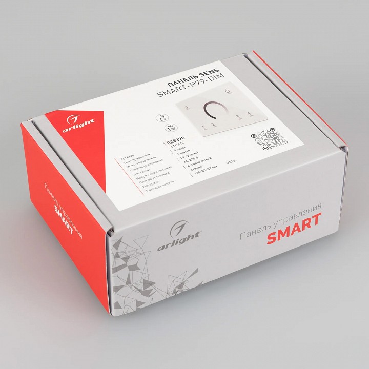 Панель-диммер сенсорный встраиваемый arlight smart 028398