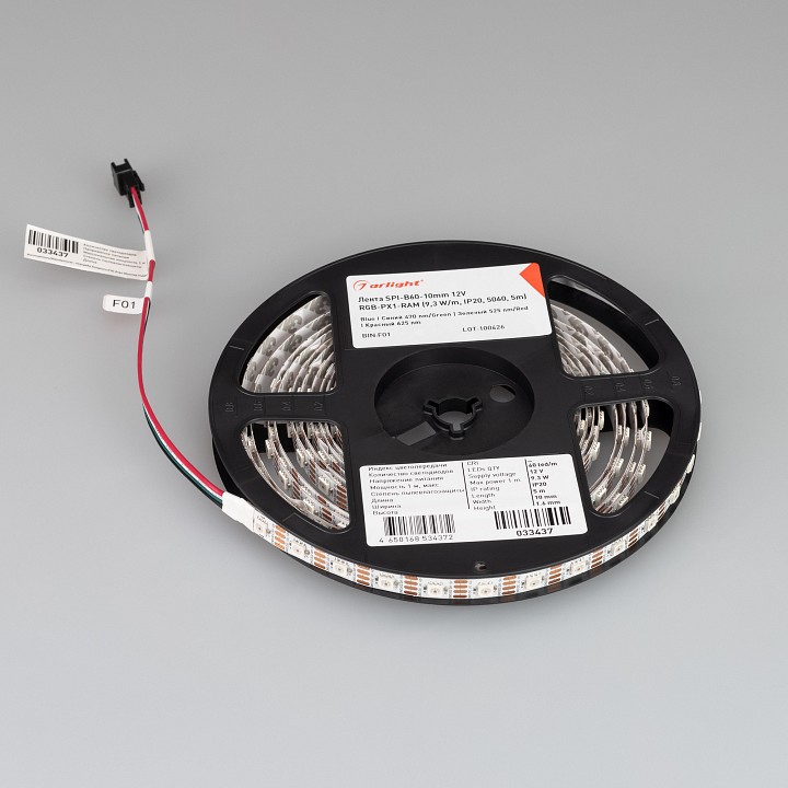 Лента светодиодная arlight spi-10-5060-60 33437