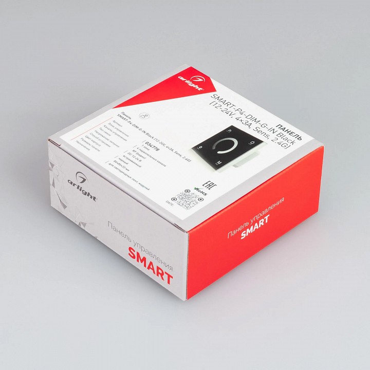 Панель-диммер сенсорный встраиваемый arlight smart 034778