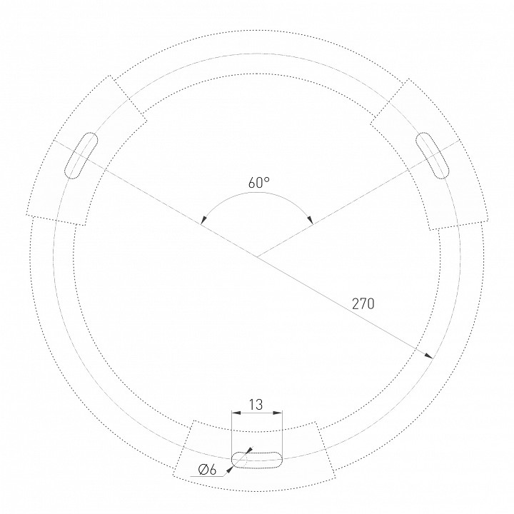Накладной светильник arlight rondo 034825