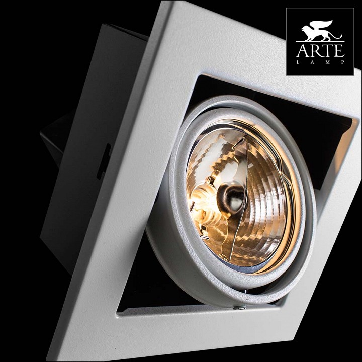 Встраиваемый светильник arte lamp cardani medio a5930pl-1wh