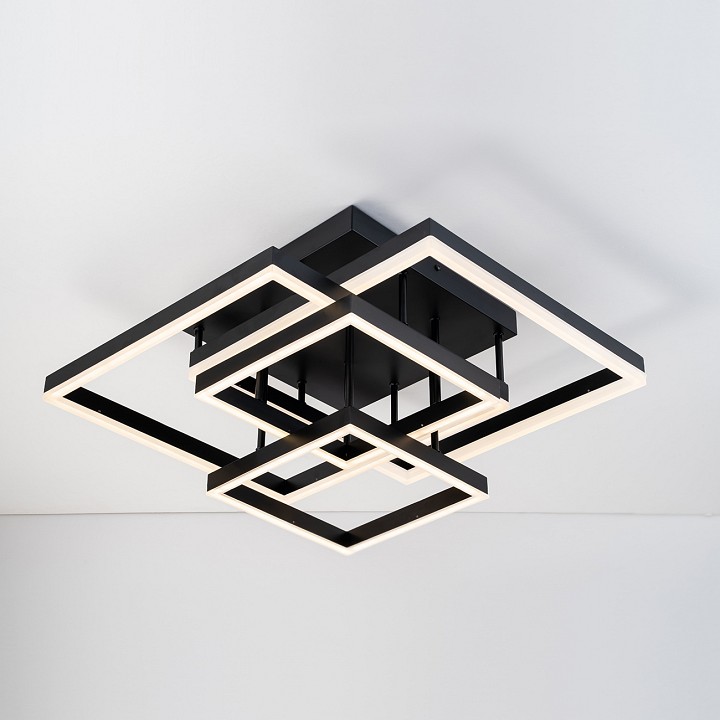 Потолочная люстра escada union 10229/4led black