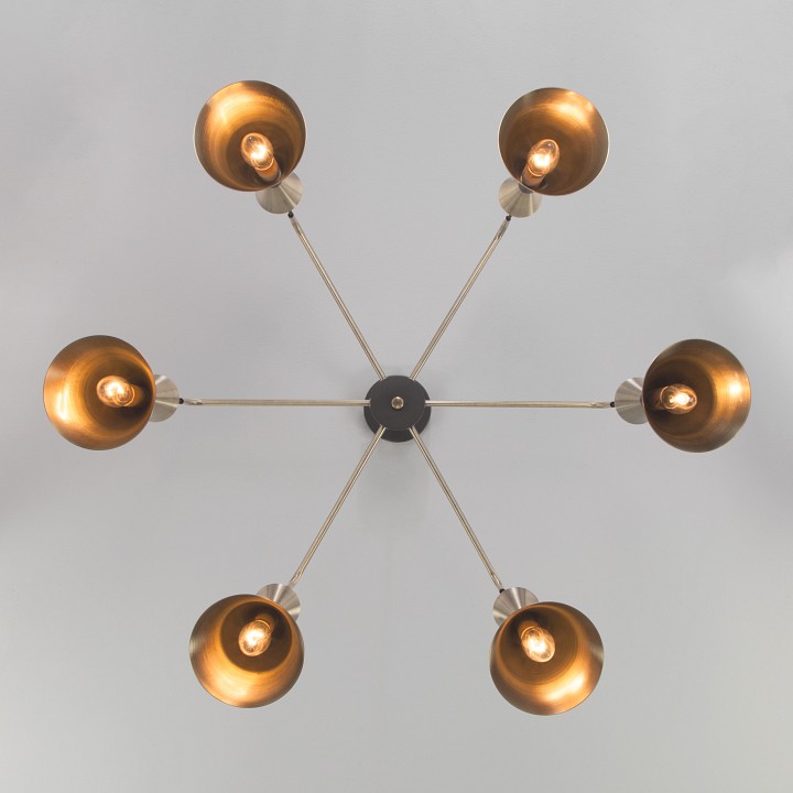 Люстра на штанге bogate's glustin 316/6