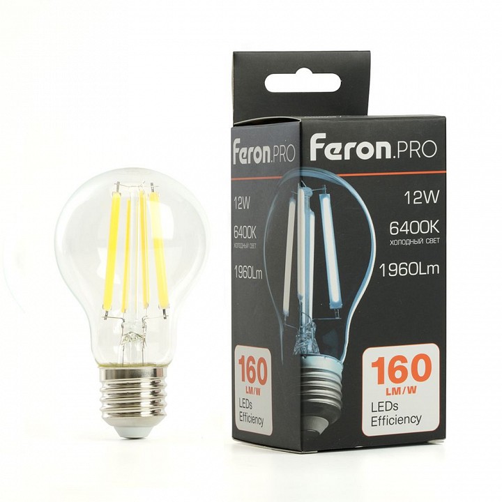 Лампа светодиодная feron lb-1112 e27 12вт 6400k 48897