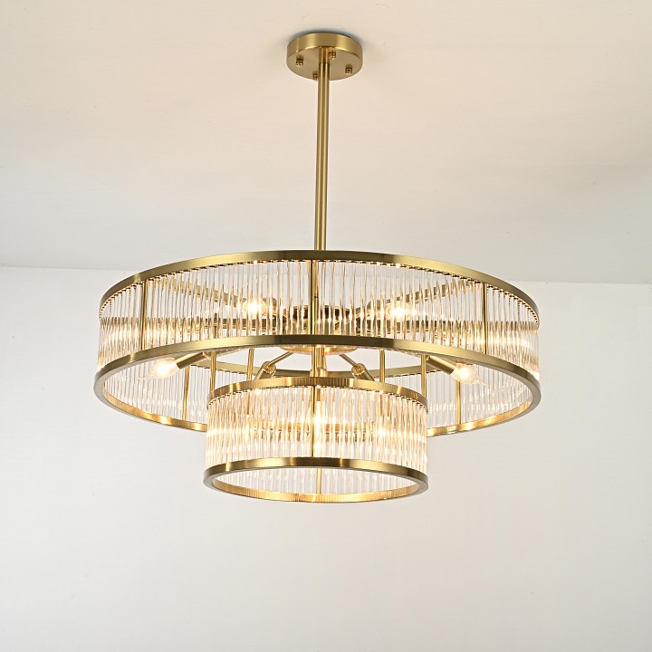 Люстра на штанге imperiumloft rh marais round chandelier d80 40, 2668